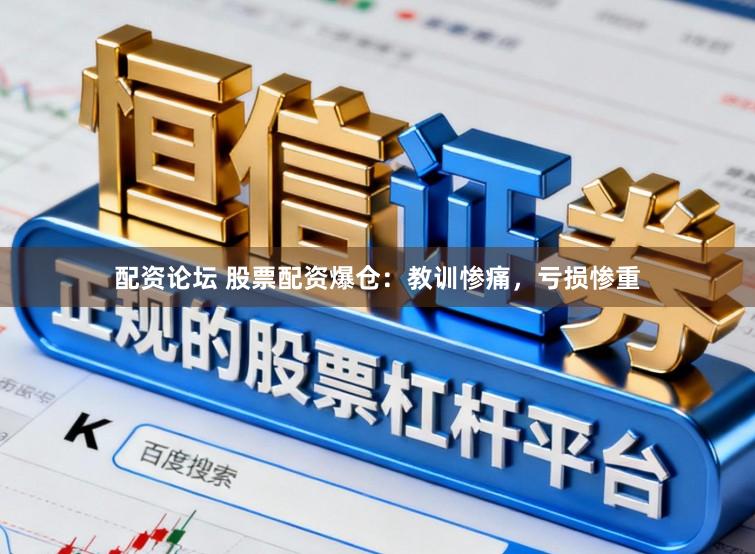 配资论坛 股票配资爆仓：教训惨痛，亏损惨重